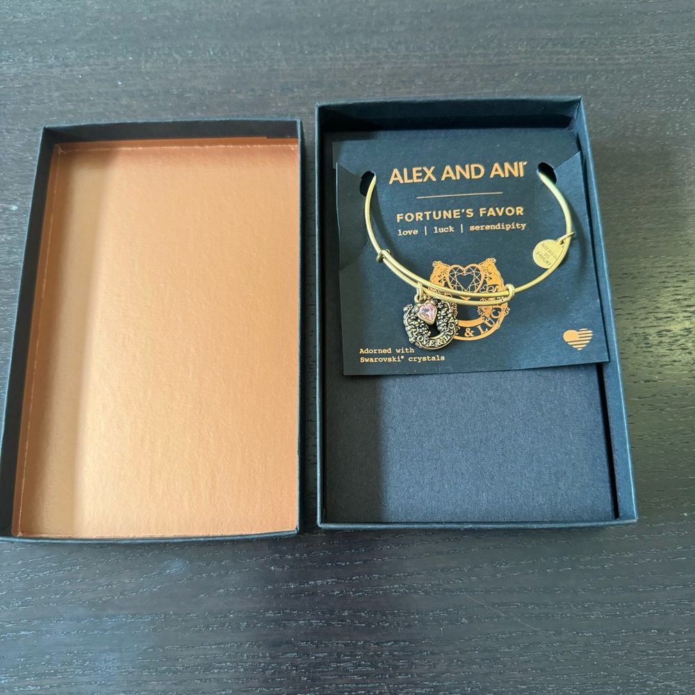 Alex and Ani Love and Luck Bracelet